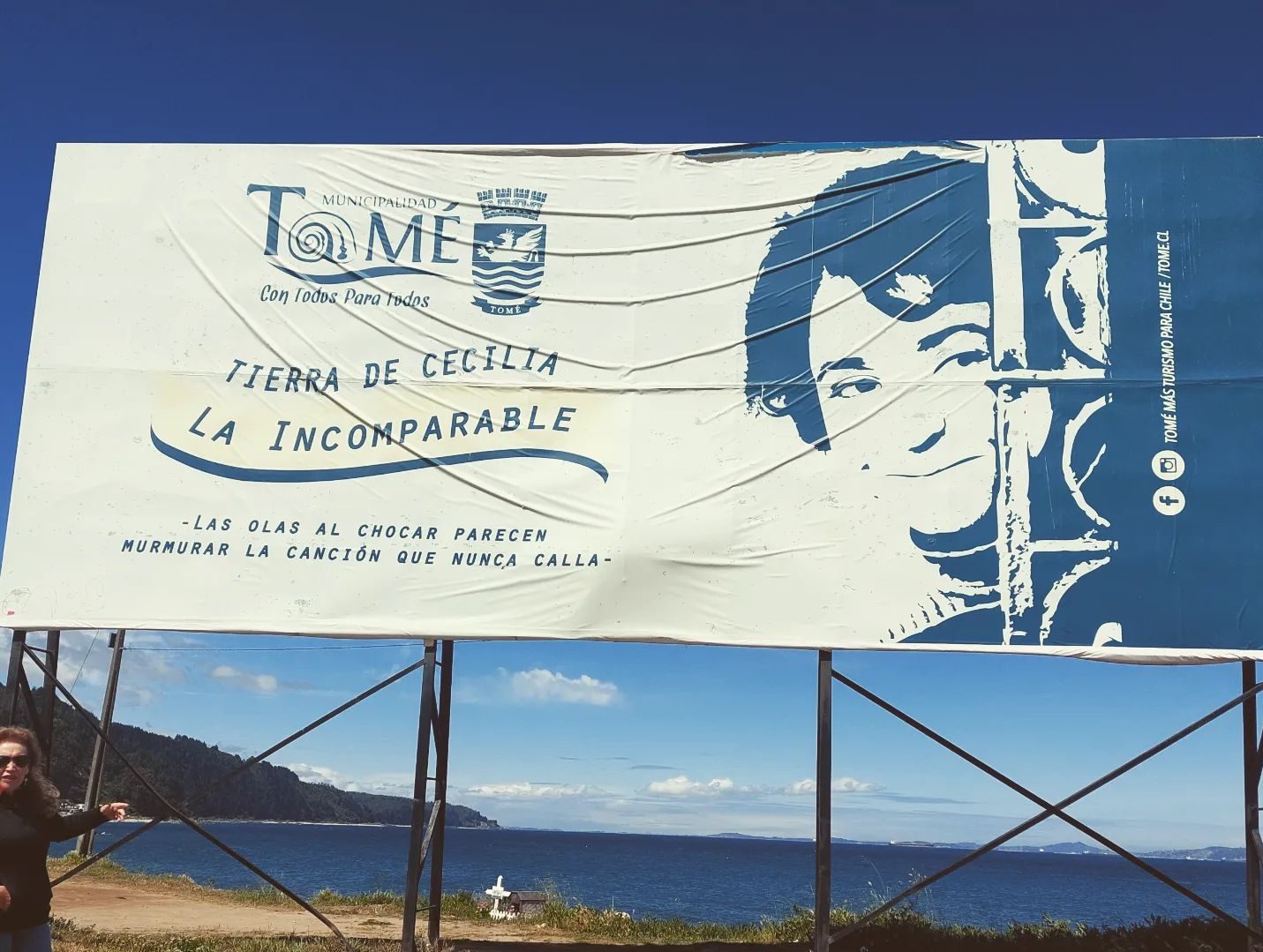 Tres días de duelo comunal decreta el municipio de Tomé por el fallecimiento de Cecilia