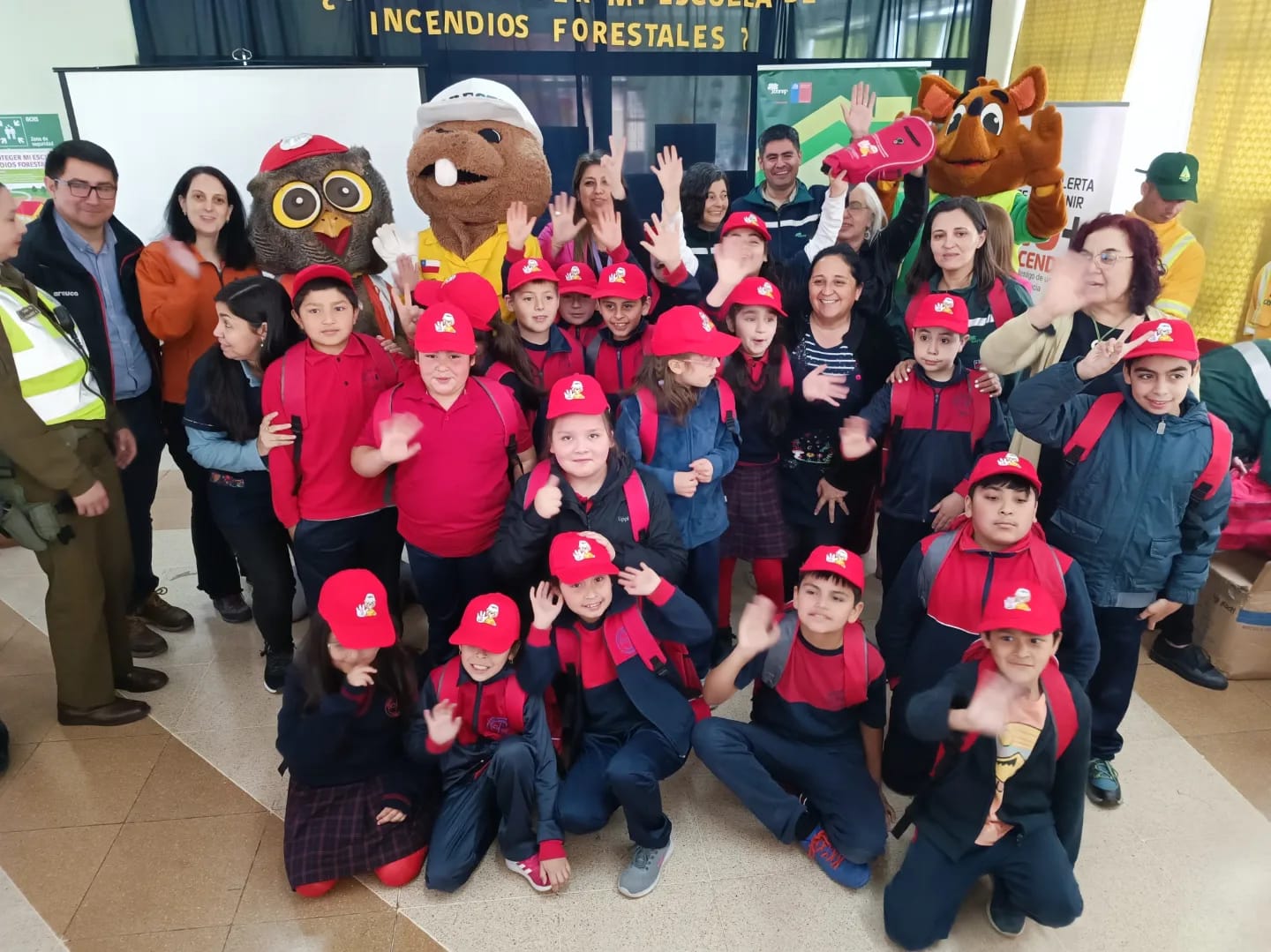 103 colegios del Biobío están dentro del programa «Escuela Preparadas» para la prevención de incendios forestales