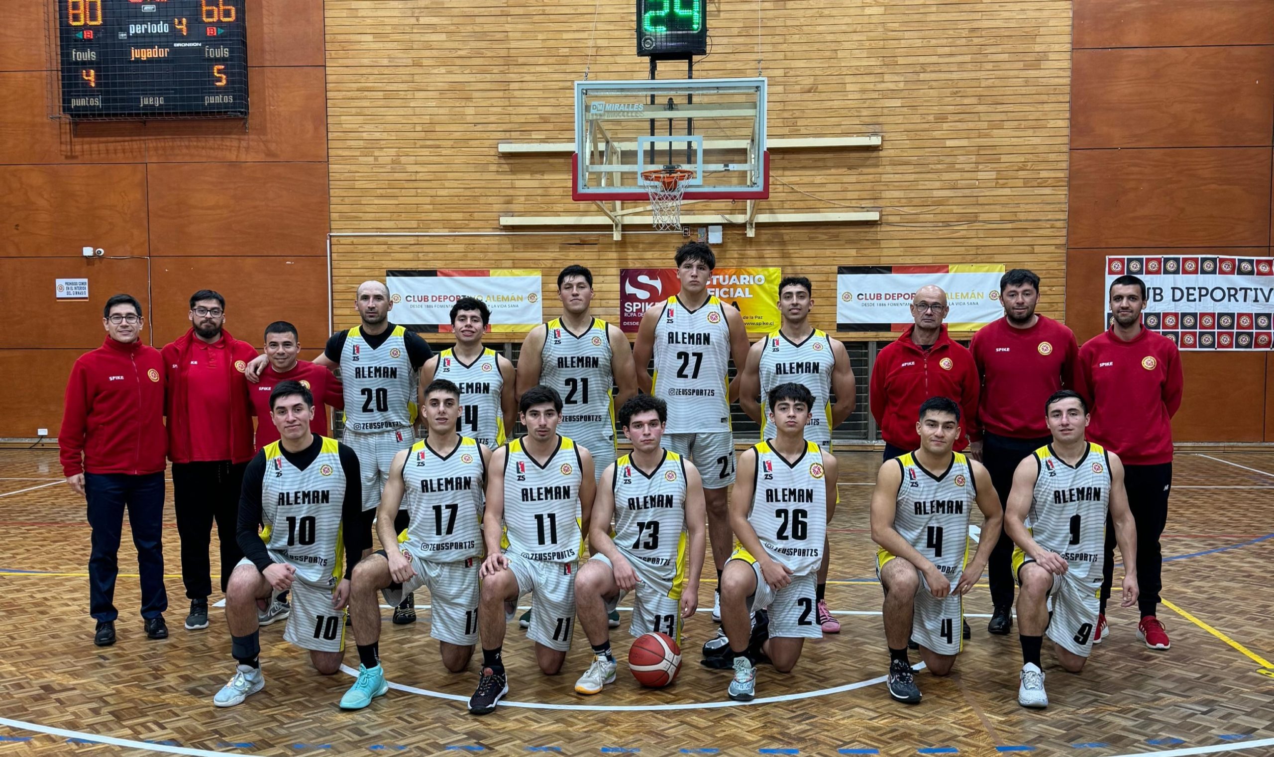 Deportivo Alemán se afirma en la parte alta de la tabla de la Liga Dos de Basquetbol