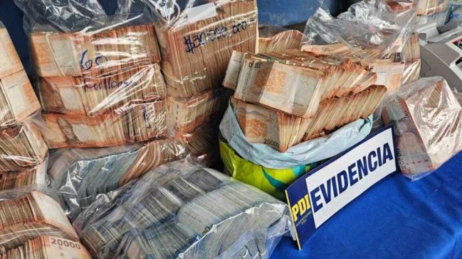 Fiscalía indaga posible vínculo de banda narcotraficante que ocultaba millones en efectivo en Concepción con robo a Brinks