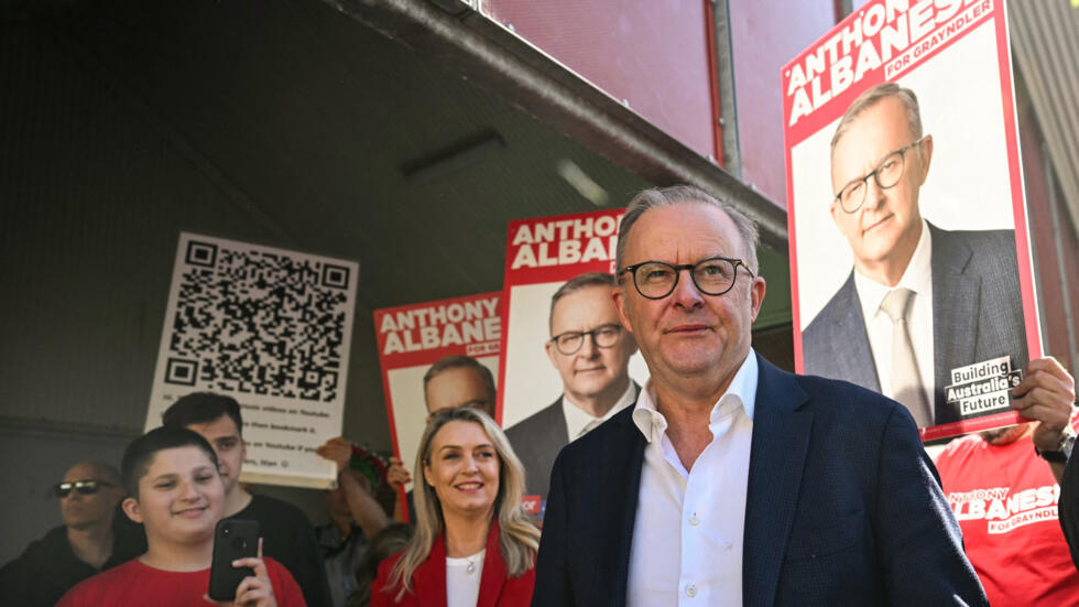 El primer ministro de Australia  Anthony Albanese anunció su victoria electoral este sábado 3 de mayo