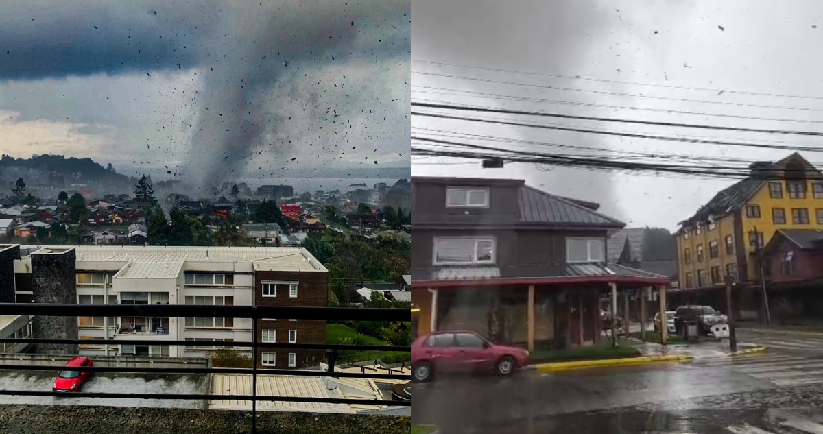 Alerta roja en Puerto Varas por tornado: Se suspenden las clases mañana lunes 26 de mayo en la zona