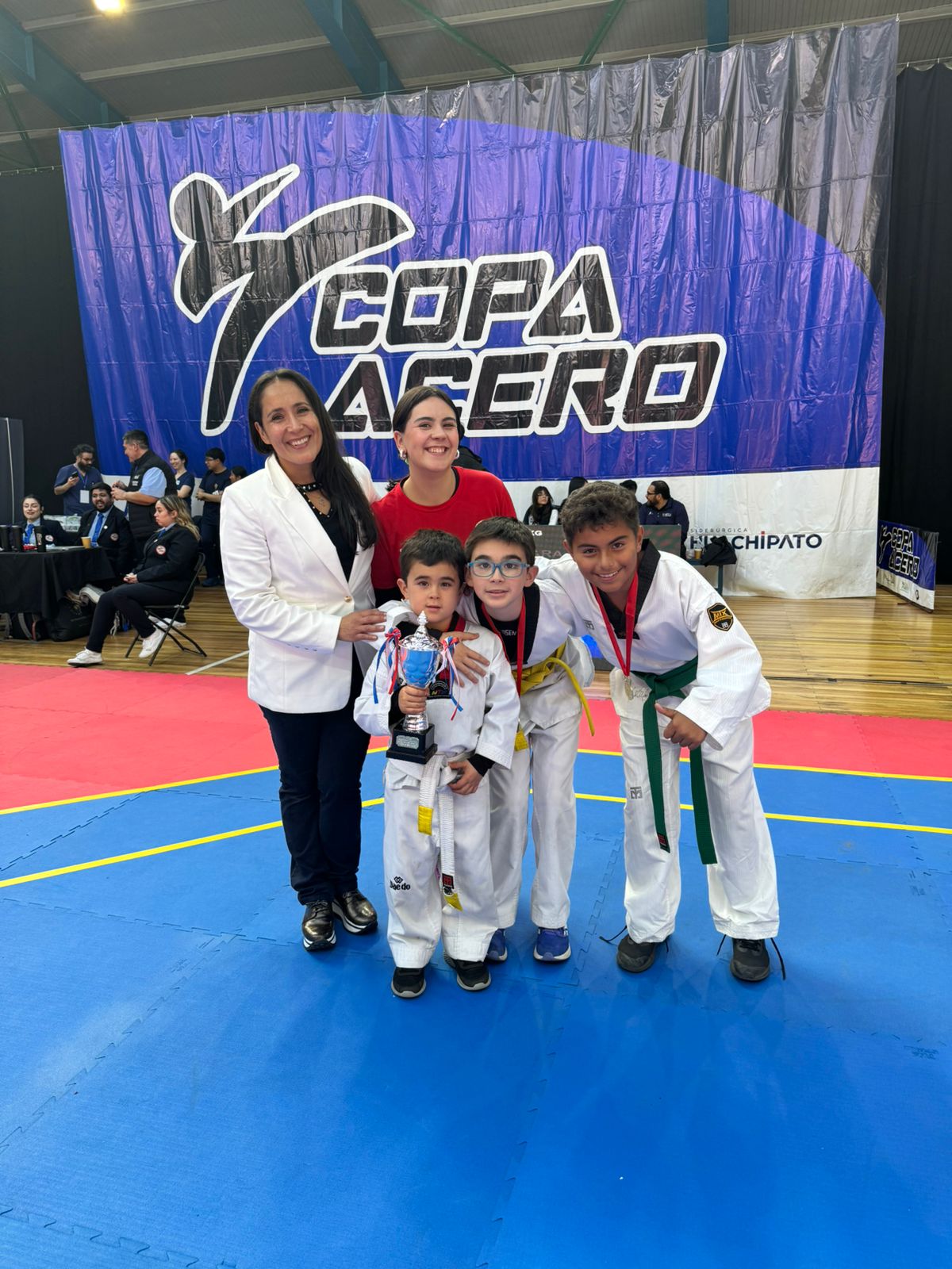 Taller de Taekwondo de Club Deportivo Alemán brilló en la Copa Acero