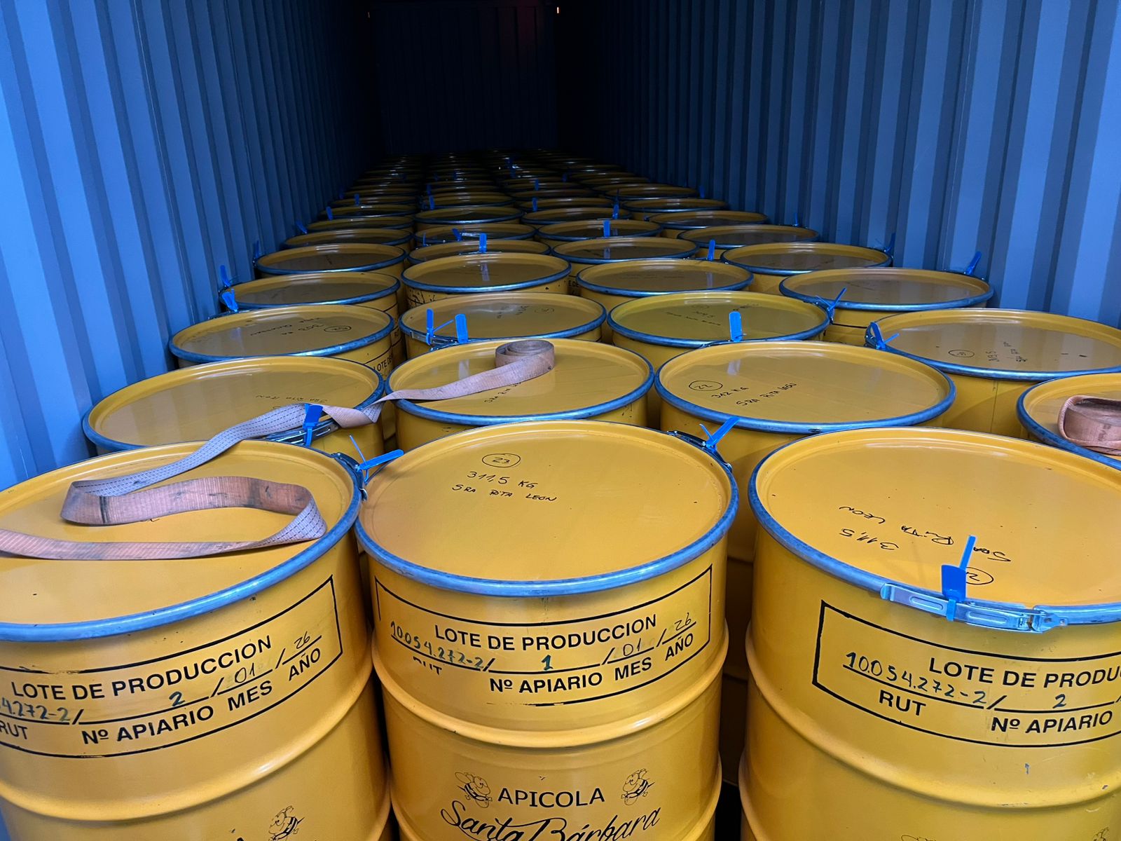 SAG Biobío certificó envío de 22 toneladas de miel a Alemania