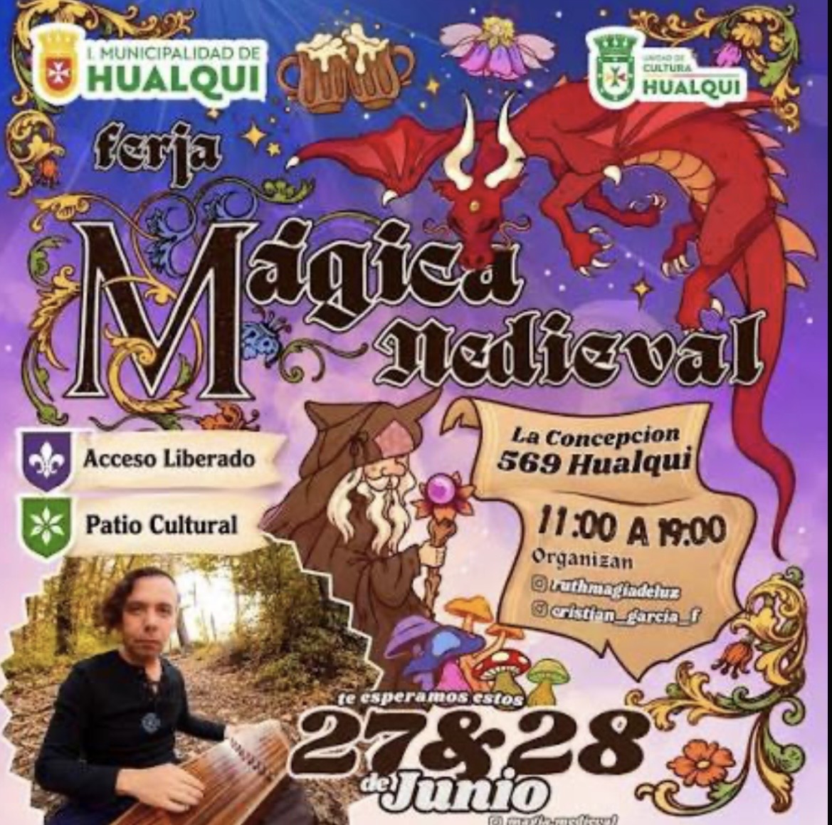 Hualqui se prepara para vivir un fin de semana de magia medieval con actividades gratuitas para toda la familia